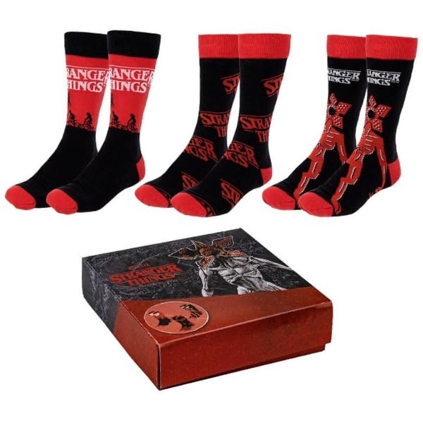 Cerda Stranger Things Socks Pack of 3 Pairs (2900001830)