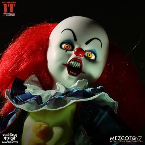 Living Dead Dolls Pennywise Action Figure - 10" Collectible with Articulation