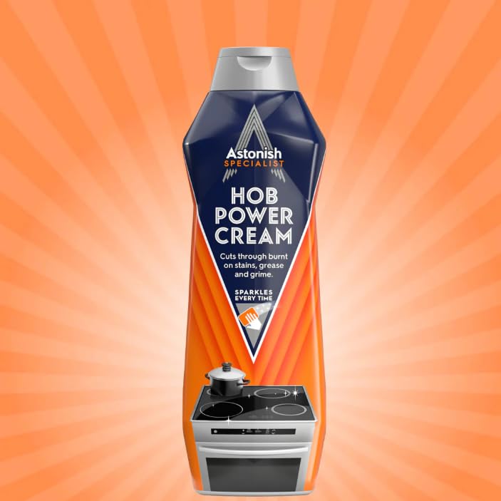 Astonish Specialist Hob Cream Cleaner & Oven/Grill Cleaner Bundle - Tough on Burnt-On Stains | 3 Items (2x 500ml)