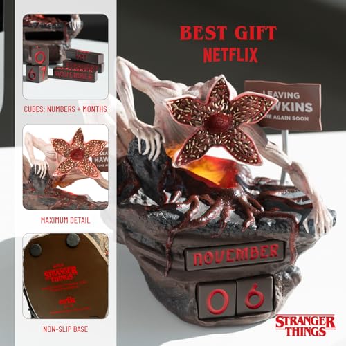 Grupo Erik Stranger Things Demogorgon Perpetual Flip Calendar (CP3D18)