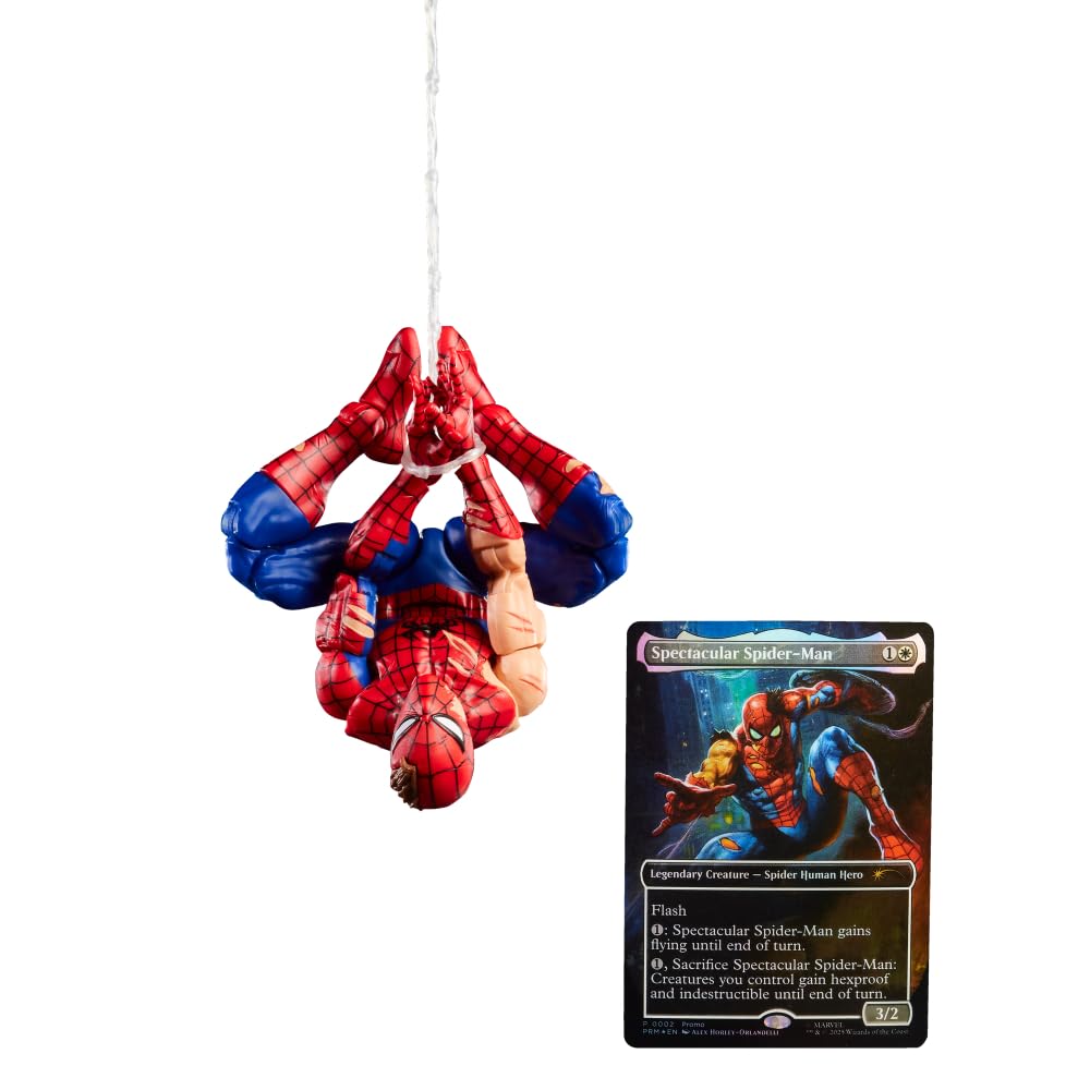 Marvel Legends Series Magic: The Gathering Battle-Damaged Spider-Man Action Figure
