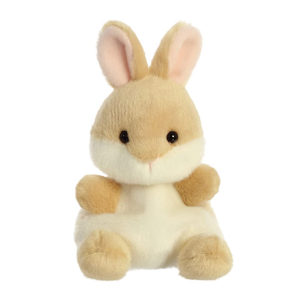 AURORA Palm Pals Ella the Bunny Soft Toy | 13 cm | Beige, Brown | Model 61243