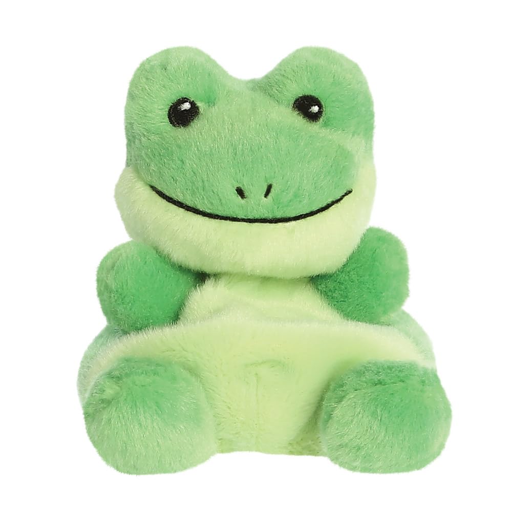 AURORA Palm Pals Ribbits Frog Soft Toy - 5 Inch Green Plush | Collectible | Suitable from Birth 1