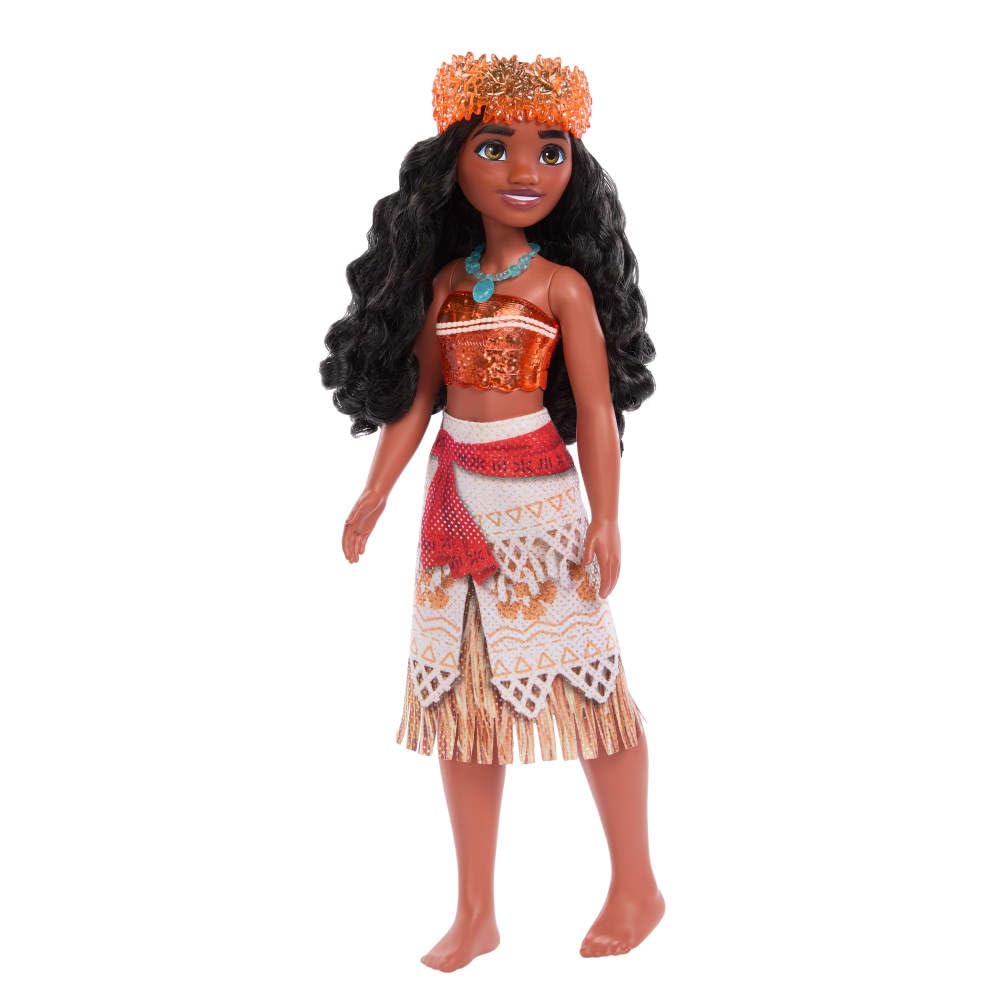 Mattel Disney Princess Moana Posable Fashion Doll with Sparkling Clothing and Accessories, 11 inches, HLW05 4