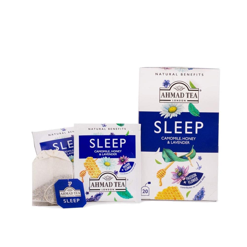 Ahmad Tea Natural Benefit Sleep Infusion Herbal Tea - Camomile, Honey & Lavender | 20 Count Teabags 2