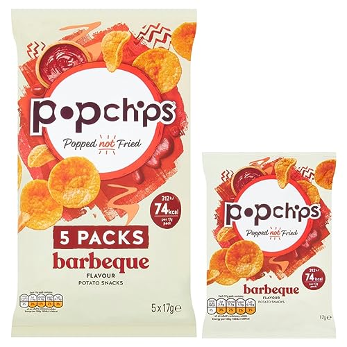 Popchips Barbeque Popped Potato Snacks - 30 Pack Multipack (17g Each), Popped Not Fried, Vegan & Gluten Free 6