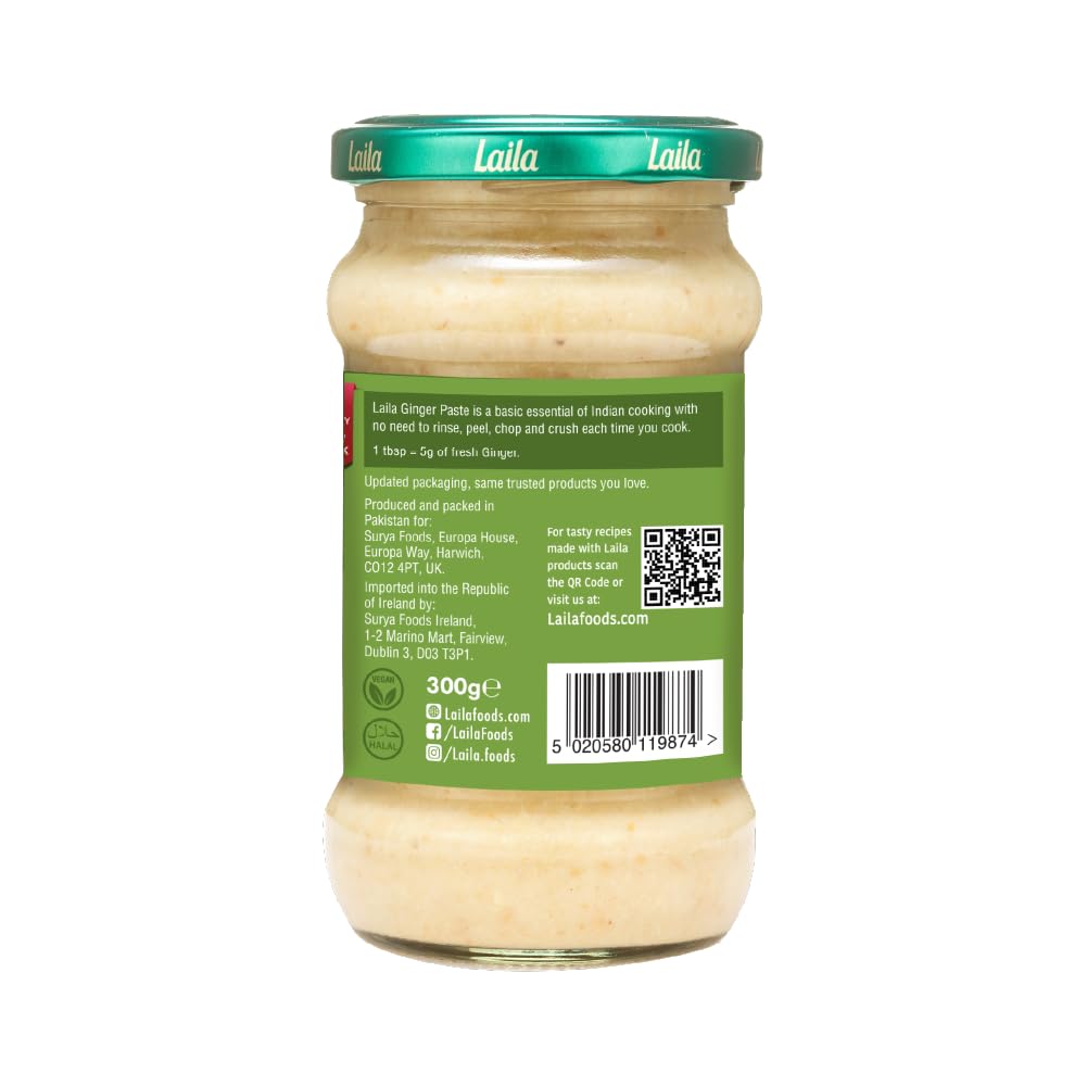 LAILA Ingwerpaste 300g - Kochpaste für Currys, Marinaden &amp; Pfannengerichte 3