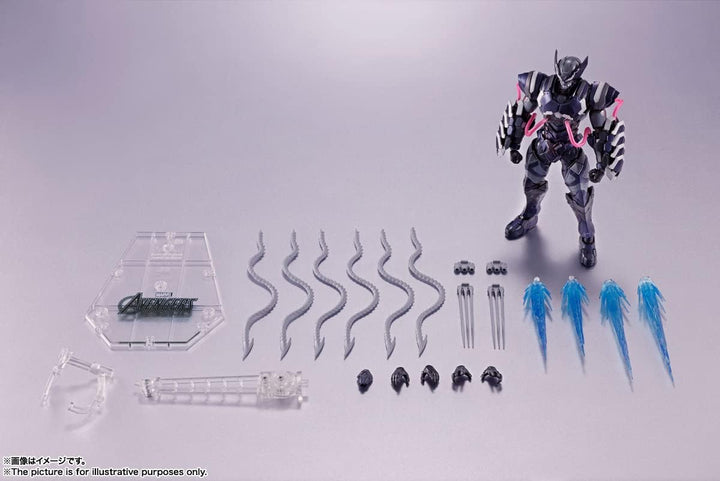 BANDAI S.H. Figuarts Tech-On Avengers - Venom Symbiote Wolverine Action Figure (BDIAV641656)