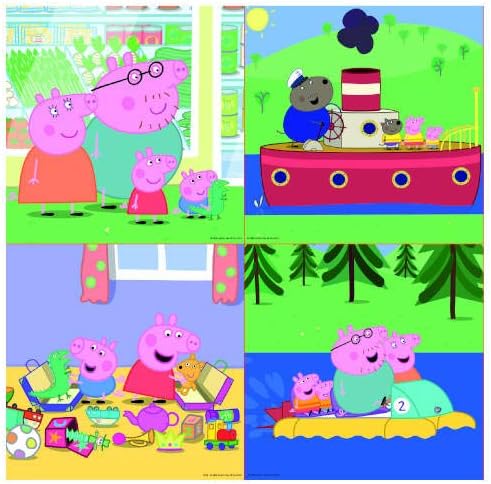 Educa Borrás Peppa Pig Progressive Puzzles - 4 Puzzles for Ages 3+ (6-16 Pieces)