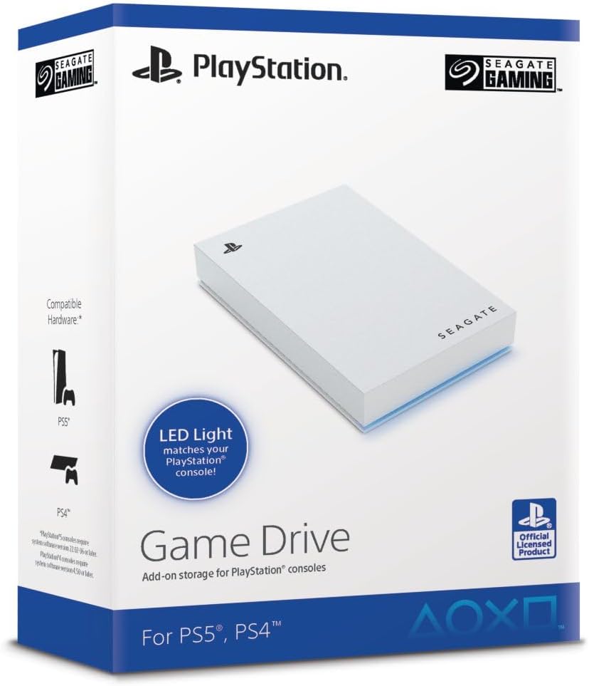 Seagate Game Drive for PS5, 5 TB, External HDD, 2.5", USB 3.0, Officially Licens 1