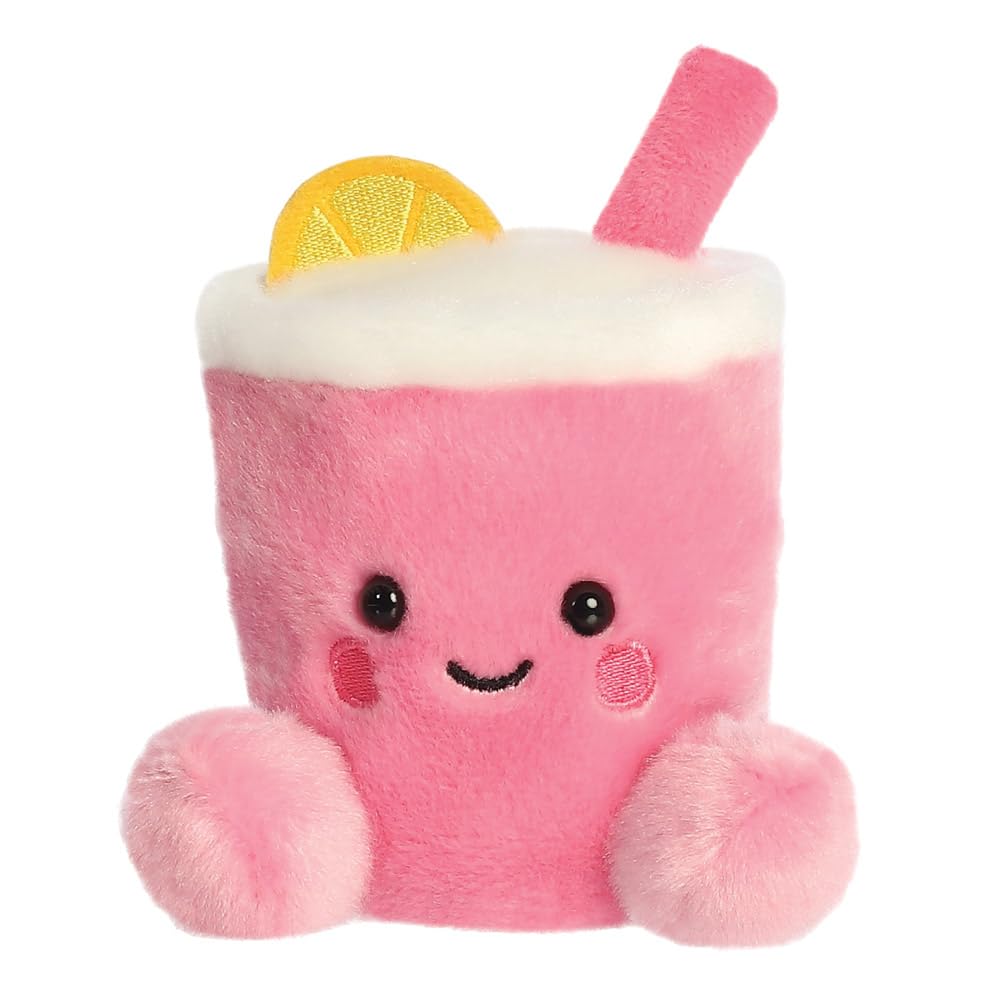 Palm Pals Zelie Pink Lemonade 5" Plush Toy - Pink Lemon Slice Design
