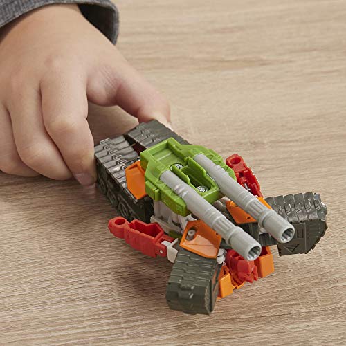 TRANSFORMERS Bumblebee Cyberverse Adventures Action Attackers: 1-Step Bludgeon Actionfigur, Whirlwind Slash Action Attack Move, 10,5 cm