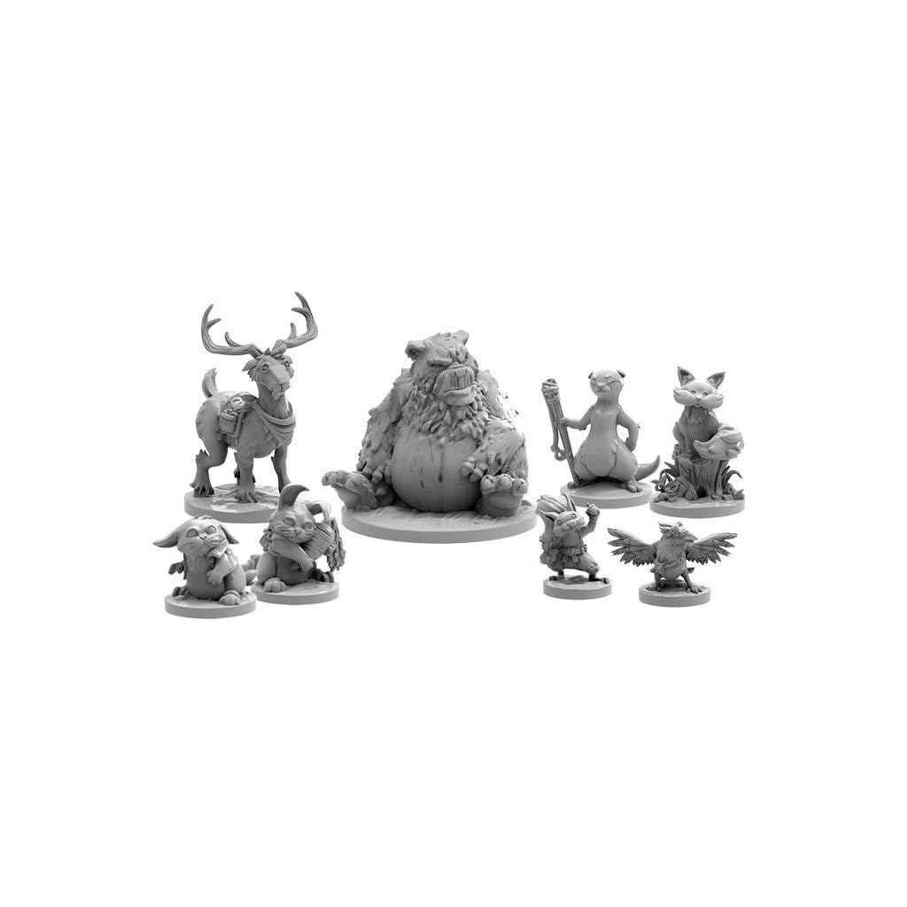 Dirty Rascal Games Survival of the Fattest - Deluxe Kickstarter Edition | 8 Miniatures | 3 Expansions 2