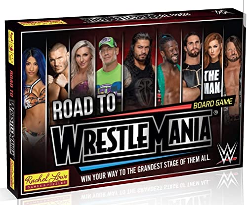 WWE Road to Wrestlemania gioco da tavolo, 40 x 27 x 5 cm