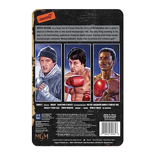 Super7 ReAction Rocky Wave 2 - Rocky Balboa Action Figure (RE-ROCKW02-RWK-01)