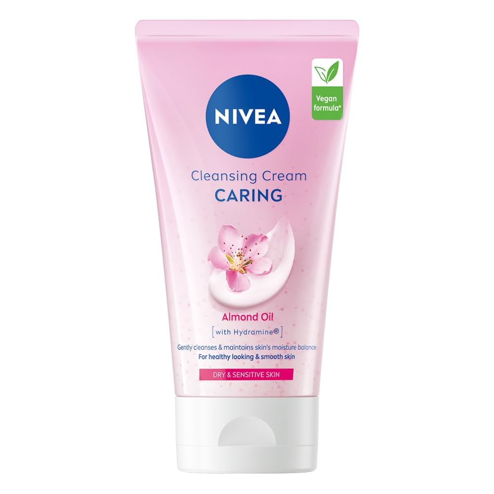 NIVEA Gentle Face Cream Wash - 150ml | Cleanses & Smoothes | Almond Oil