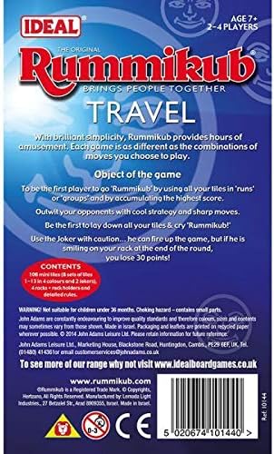 John Adams Rummikub Travel Game 2