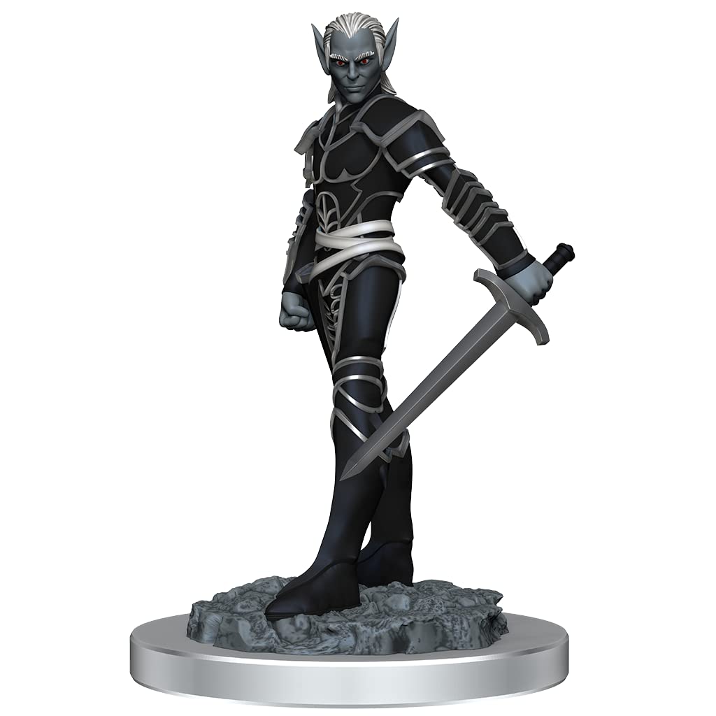 WizKids Nolzur's Marvelous Unpainted Miniatures - Dungeons & Dragons Drow Fighters | Plastic 1