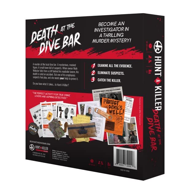 Hunt A Killer Death at The Dive Bar Immersive Murder Mystery Game 8