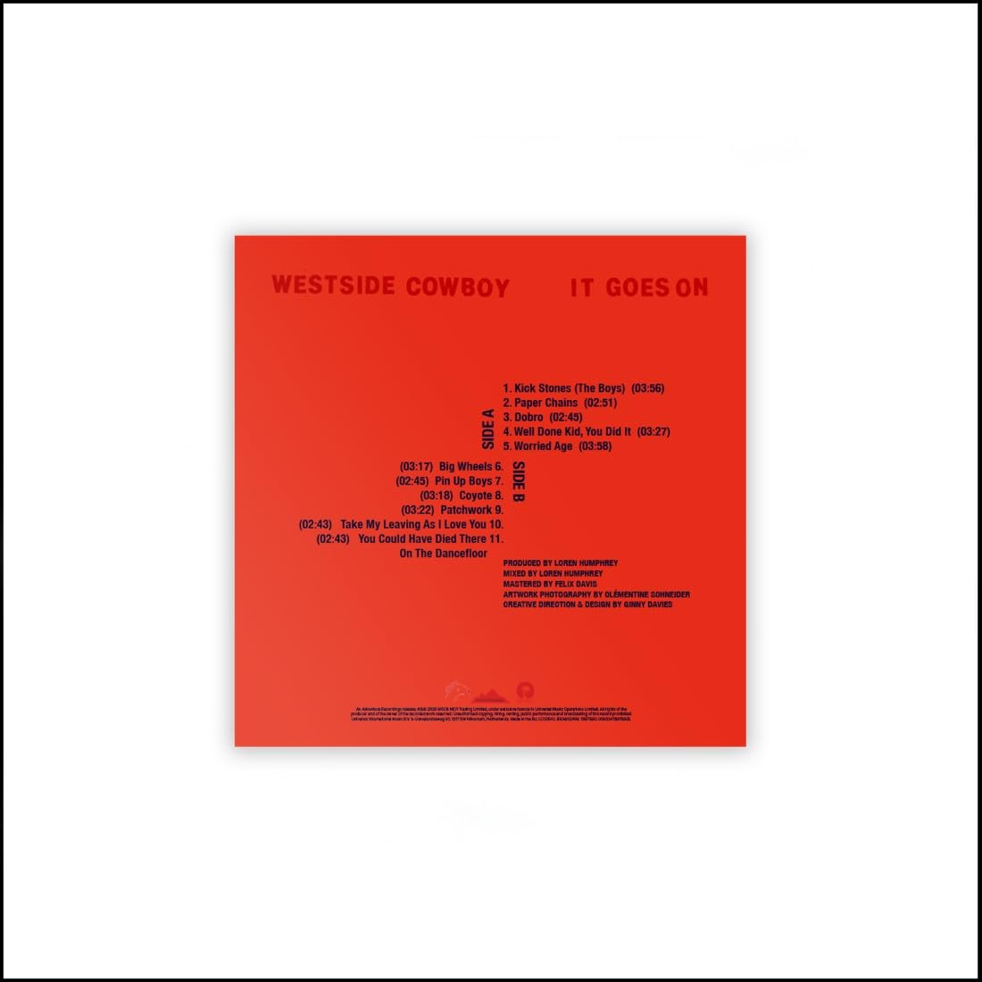Westside Cowboy - It Goes On [CD] 4
