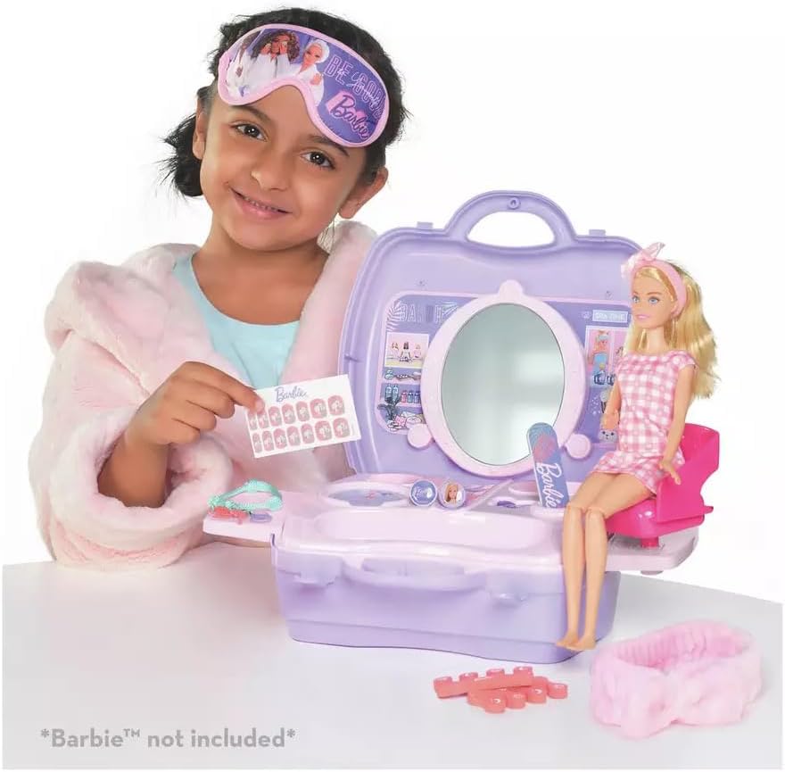 Sinco Creations Barbie Deluxe Wellness & Beauty Playset - 20 Piece Role Play Toy (BRB202128)