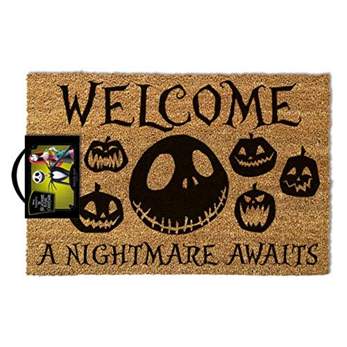 Pyramid International Nightmare Before Christmas A Nightmare Awaits Doormat (GP85256-Multi Coloured-40 x 60cm)