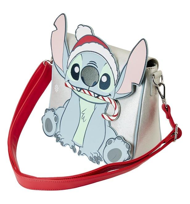 Loungefly Disney Lilo and Stitch Holiday Cosplay Crossbody Bag (LOUWDTB2883)