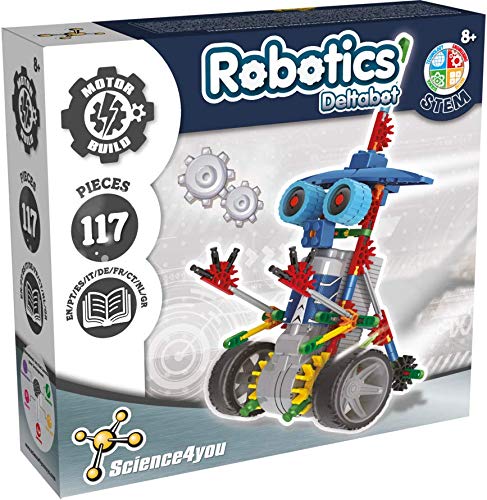 Science4you Robotics Deltabot - Robot Building Kit with 117 Pieces for Ages 8-14 | STEM Toy 1