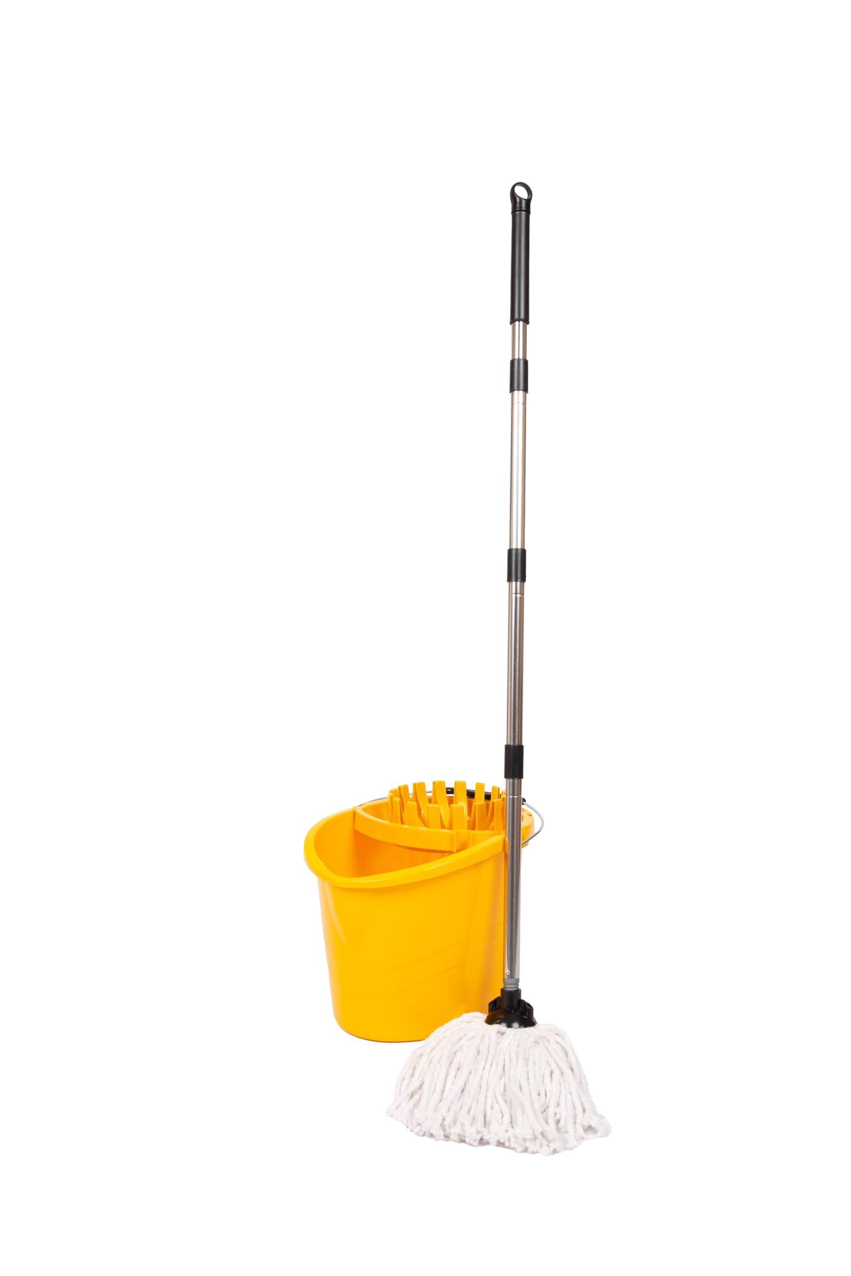 REQUISITE NEEDS Professional Mop and Bucket Set with Wringer | Heavy Duty | Yellow