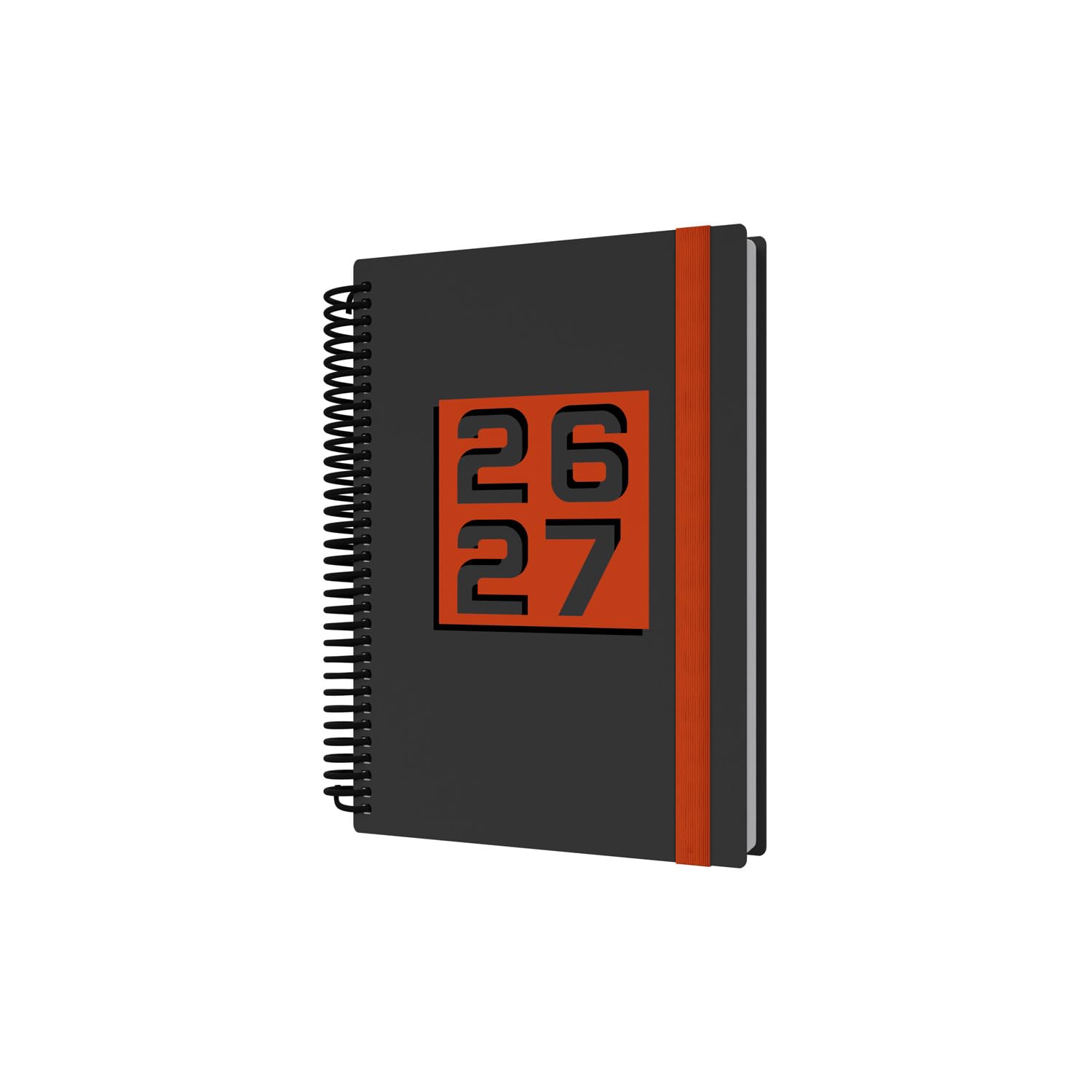Collins 2026-2027 Academic Year Appointment Book - A5 Day-to-Page Planner | Hard Cover | Orange
