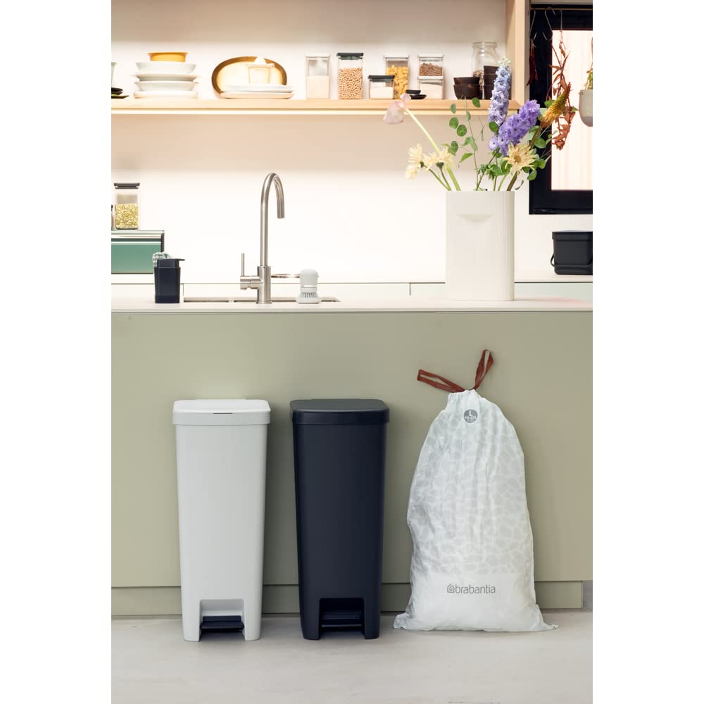 Brabantia PerfectFit Bin Liners - Tear-Resistant Plastic | 40 Count | 40-45 Litre Capacity | White 6