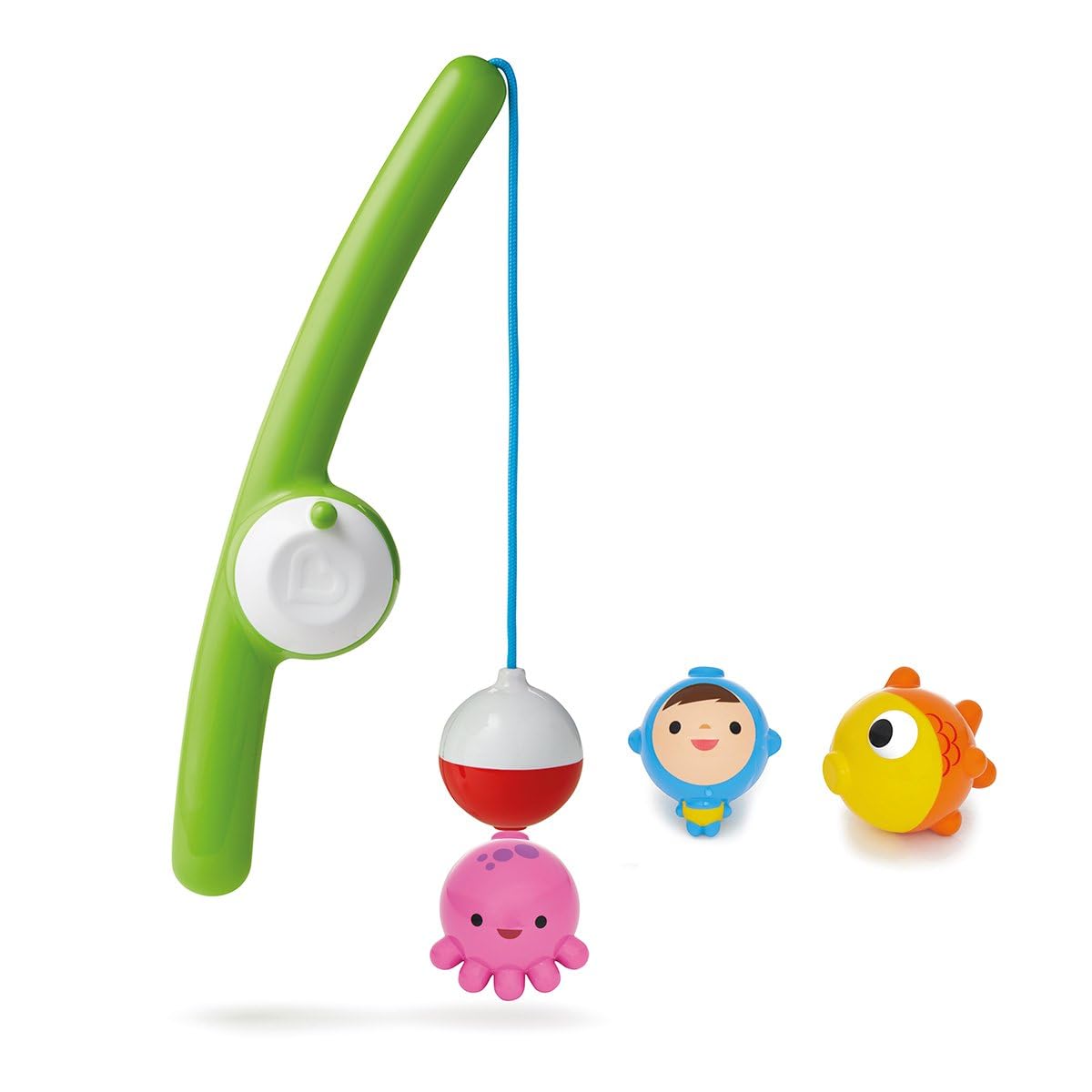 Munchkin Gone Fishin' Rod & Reel Magnetic Bath Toy Set | 3 Bobbing Characters | Ages 24+ Months