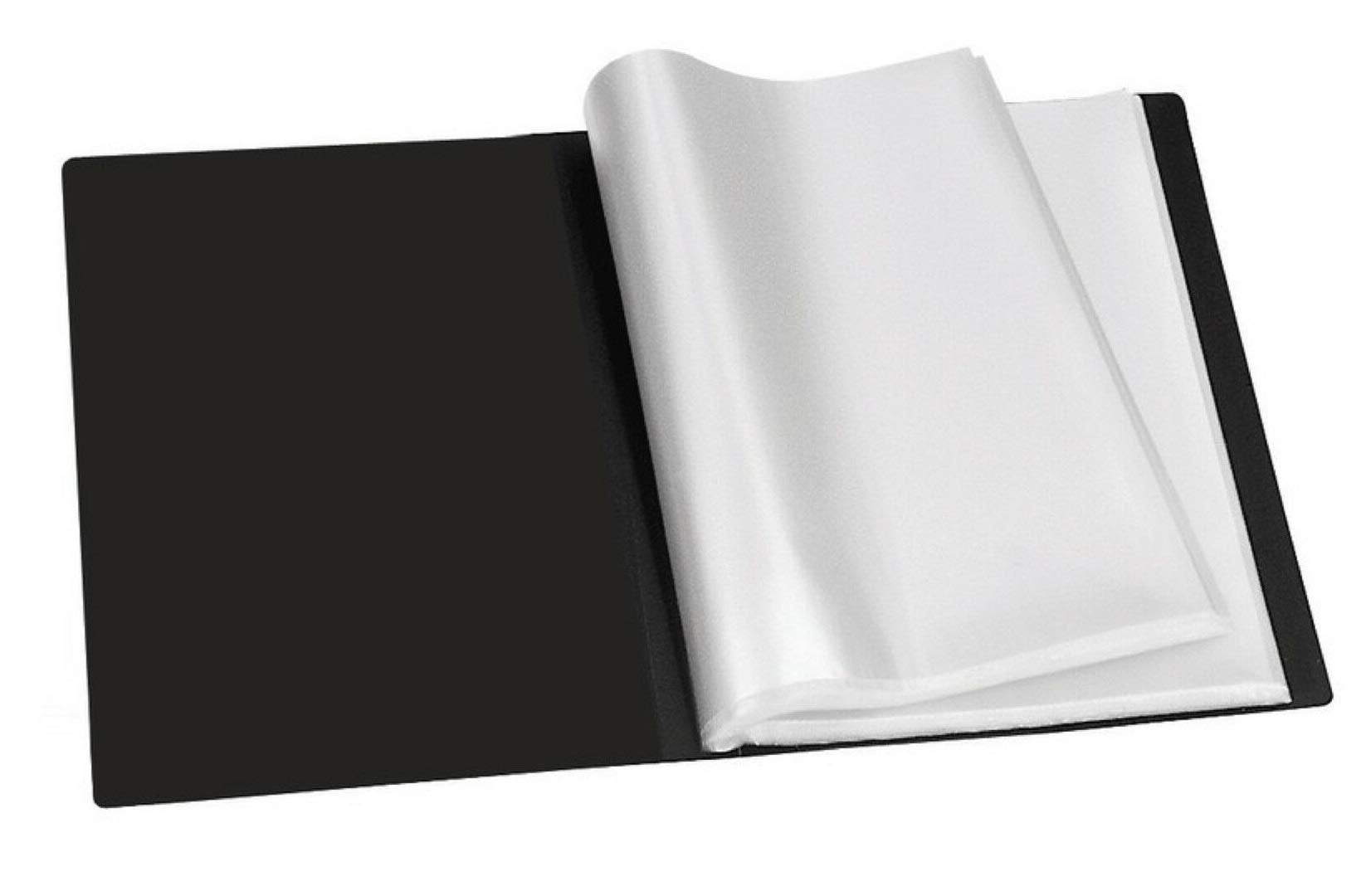 A5 40 Pocket Display Book Presentation Folder Portfolio (80 Views) Project Book Certificate Folder Plastic Wallets (1 Book)
