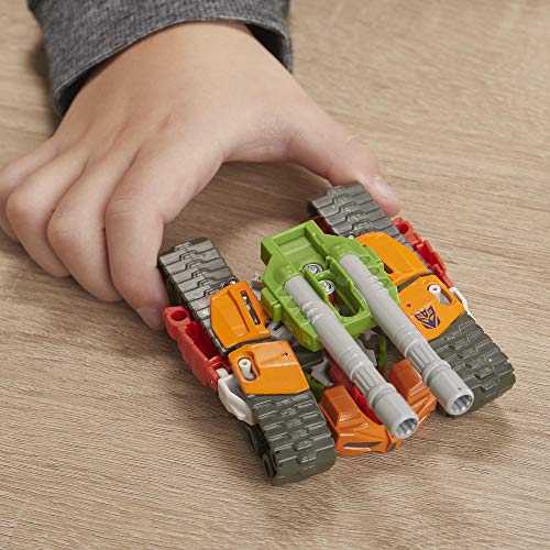 TRANSFORMERS Bumblebee Cyberverse Adventures Action Attackers: 1-Step Bludgeon Actionfigur, Whirlwind Slash Action Attack Move, 10,5 cm