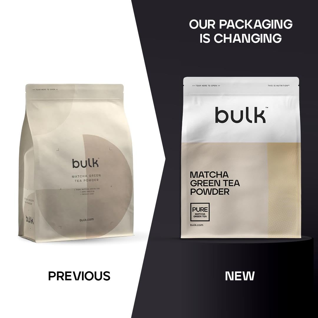 Matcha-Grünteepulver in Großpackung – 500 g, geschmacksneutral, im Schatten gewachsen, für Smoothies, zum Backen und für Getränke