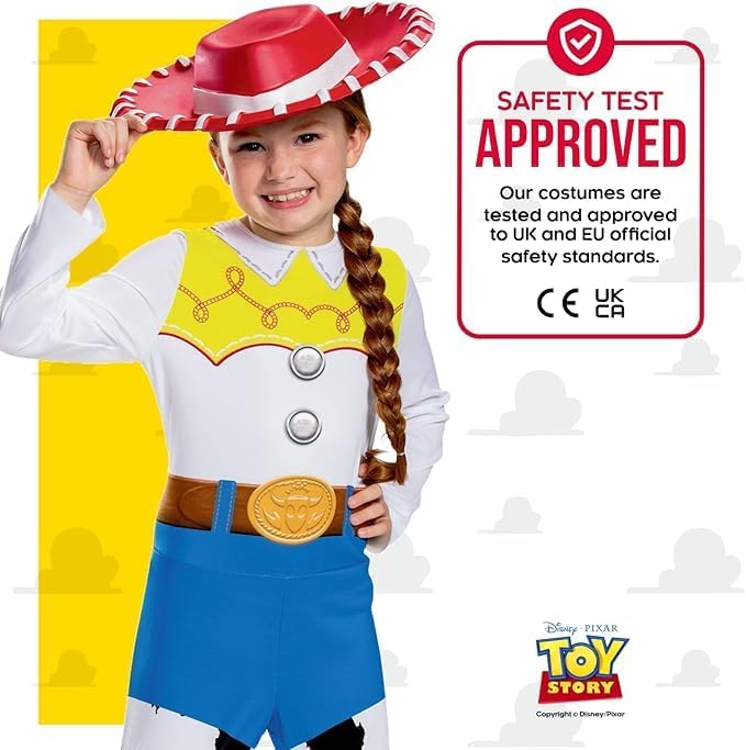 Disguise Jessie Classic Dress Up Costume for Girls | Includes Jumpsuit & Hat | Ages 3-8 4