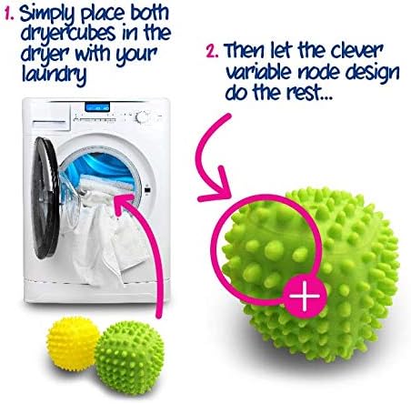Ecozone - Dryer Cubes Tumble Dryer Balls (Pack of 2) 2