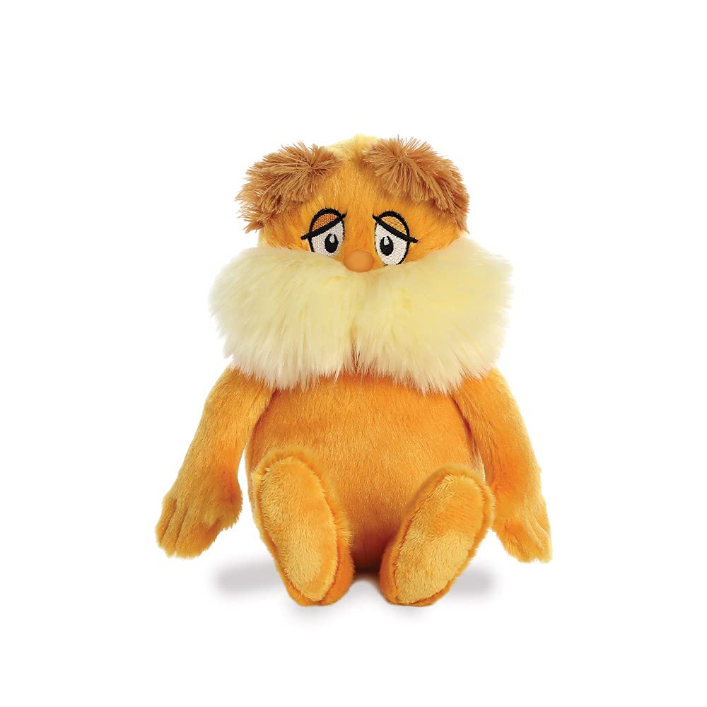 Aurora The Lorax Stuffed Animal - 7.5 Inch Plush | Sits Independently | Suitable from Birth 3