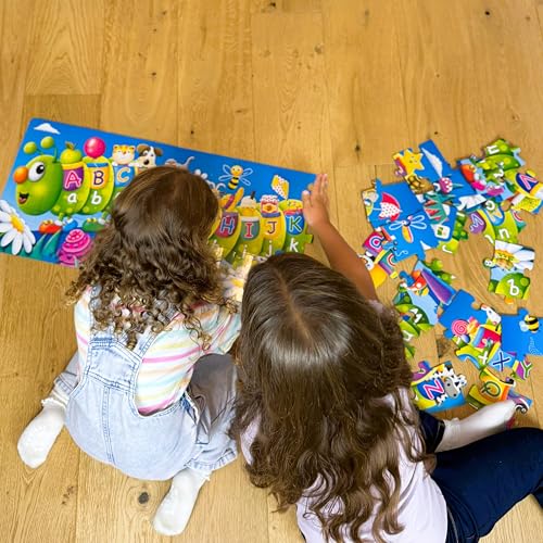 The Learning Journey ABC Caterpillar Floor Puzzle - 51 Pieces | Learn Alphabet & Letter Sounds | Ages 3-5 4