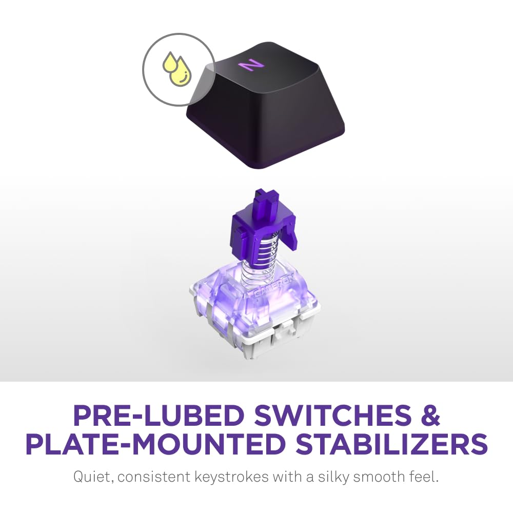 NZXT Function 2-2024 Full-Size Optical Gaming Keyboard | RGB Illuminated | Black 15