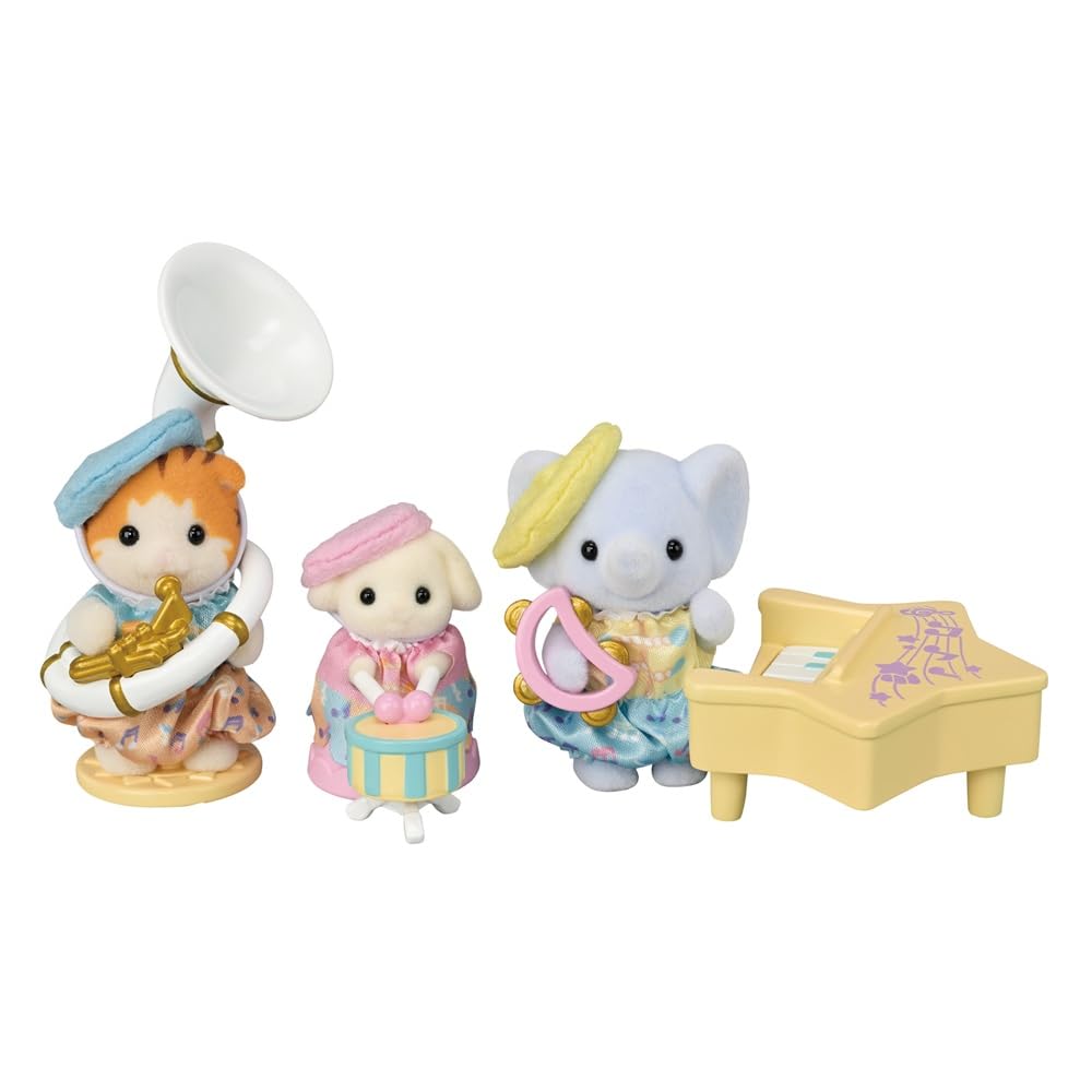 Sylvanian Families Nursery Concert Set - 3 Babies & Instruments | Model 5817