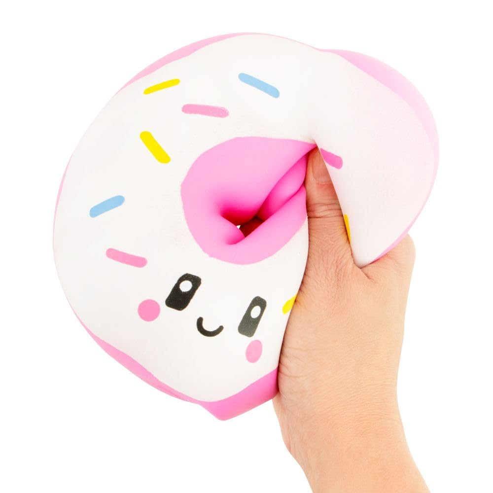 Keycraft Jumbo Squishy Donut Slow-Rise Sensory Toy - Extra Large Stress Relief | Ages 3+ 2