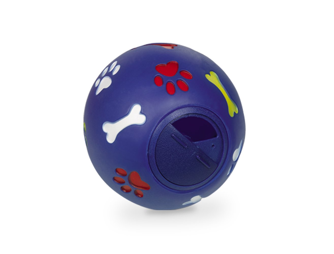 Nobby Plastic Snack Ball for Dogs - Medium Size | Adjustable Opening | Water Resistant