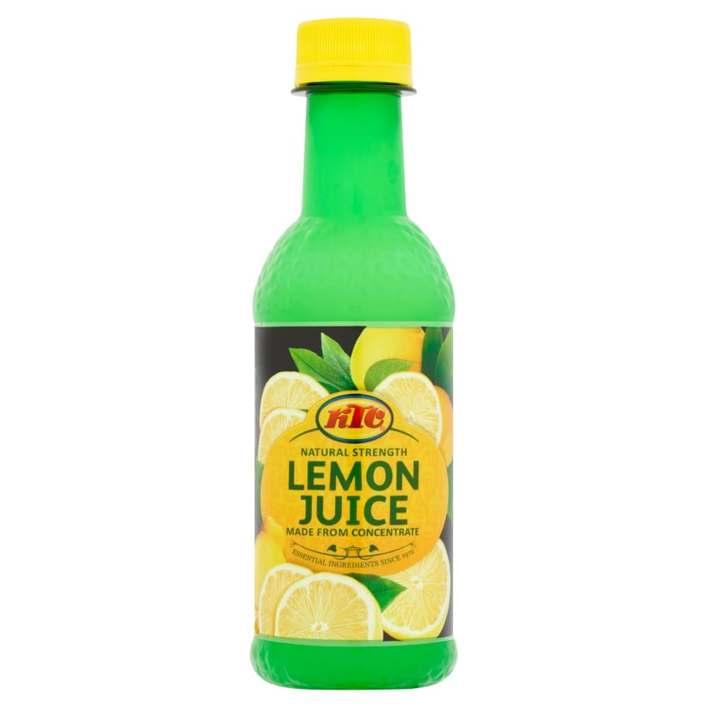 KTC Lemon Juice, 250ml - Pure Lemon Juice from Concentrate in PET Bottle