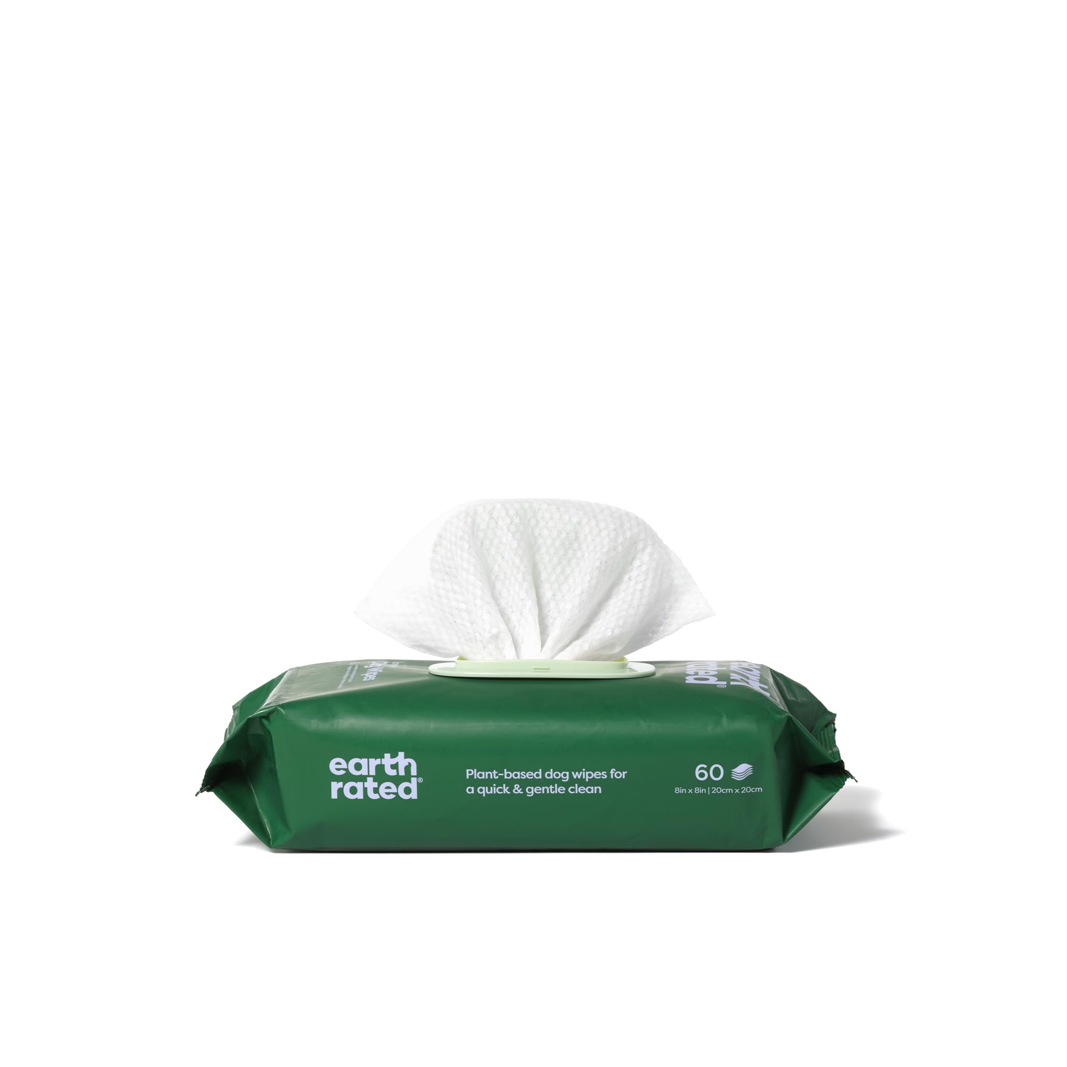 Earth Rated Hypoallergenic Pet Wipes for Dogs and Cats - Lavender Scent, 60 Count 1