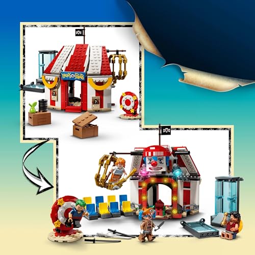 LEGO ONE PIECE Buggy the Clown's Circus Tent - Interactive Building Set for Ages 8+ 9
