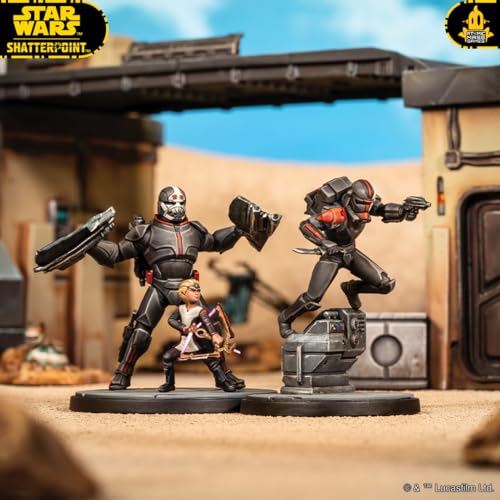 Atomic Mass Games Star Wars Shatterpoint Clone Force 99 Squad Pack Tabletop Miniatures Game (FFGSWP38)