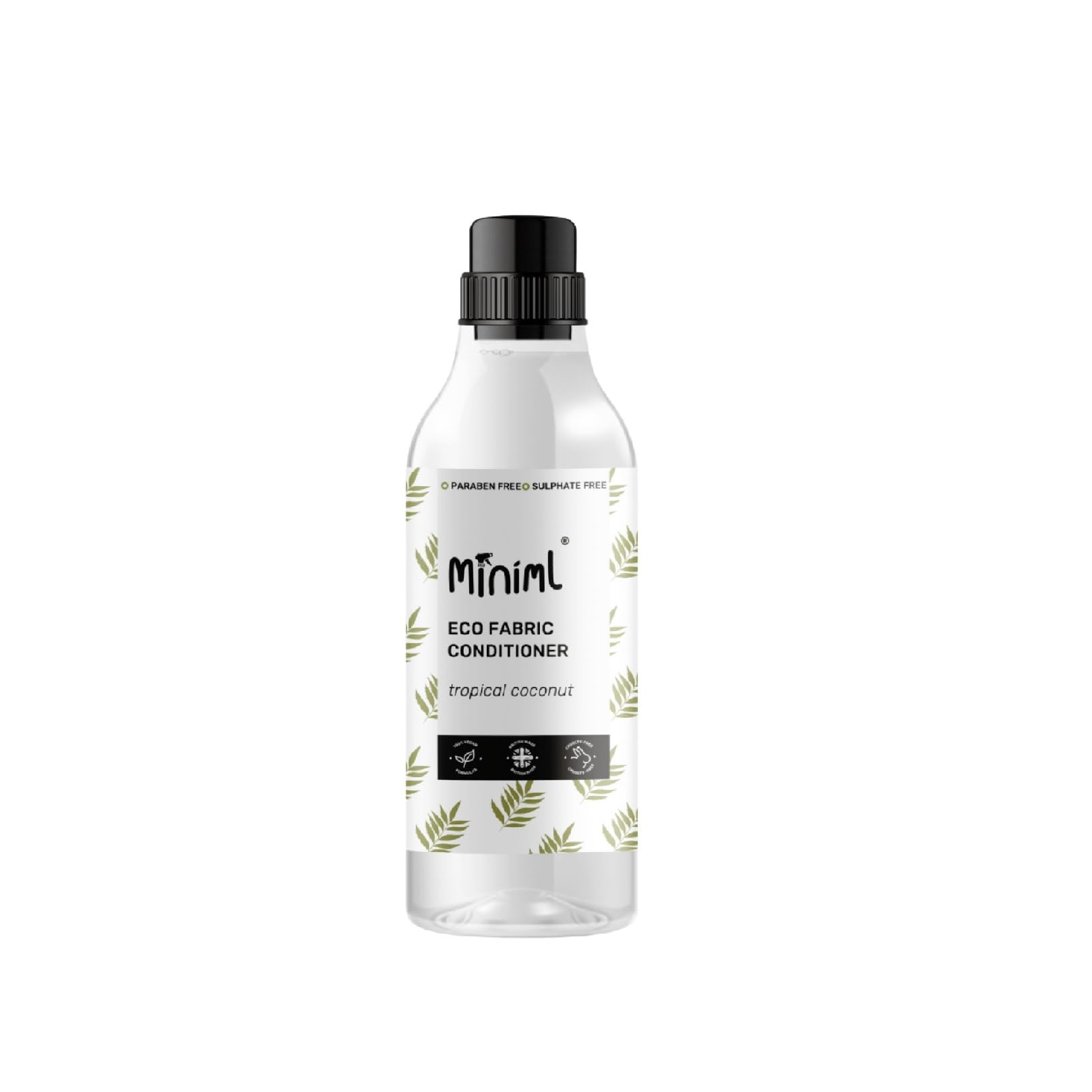 Miniml Eco Fabric Softener & Conditioner - Tropical Coconut Scent, 1L | Vegan & Cruelty Free 1