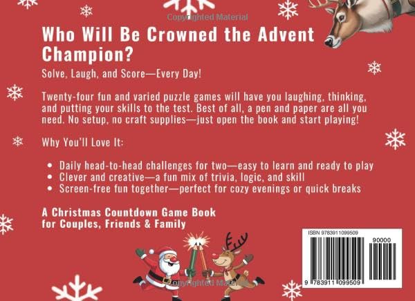The Advent Calendar Challenge - 24 Days of Pen-and-Paper Games for Two | Paperback