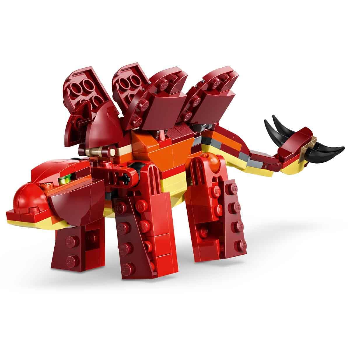 LEGO Creator 3in1 Fierce Dinosaur Building Set - Velociraptor, Stegosaurus, or Pterosaur - Ages 8+ 4